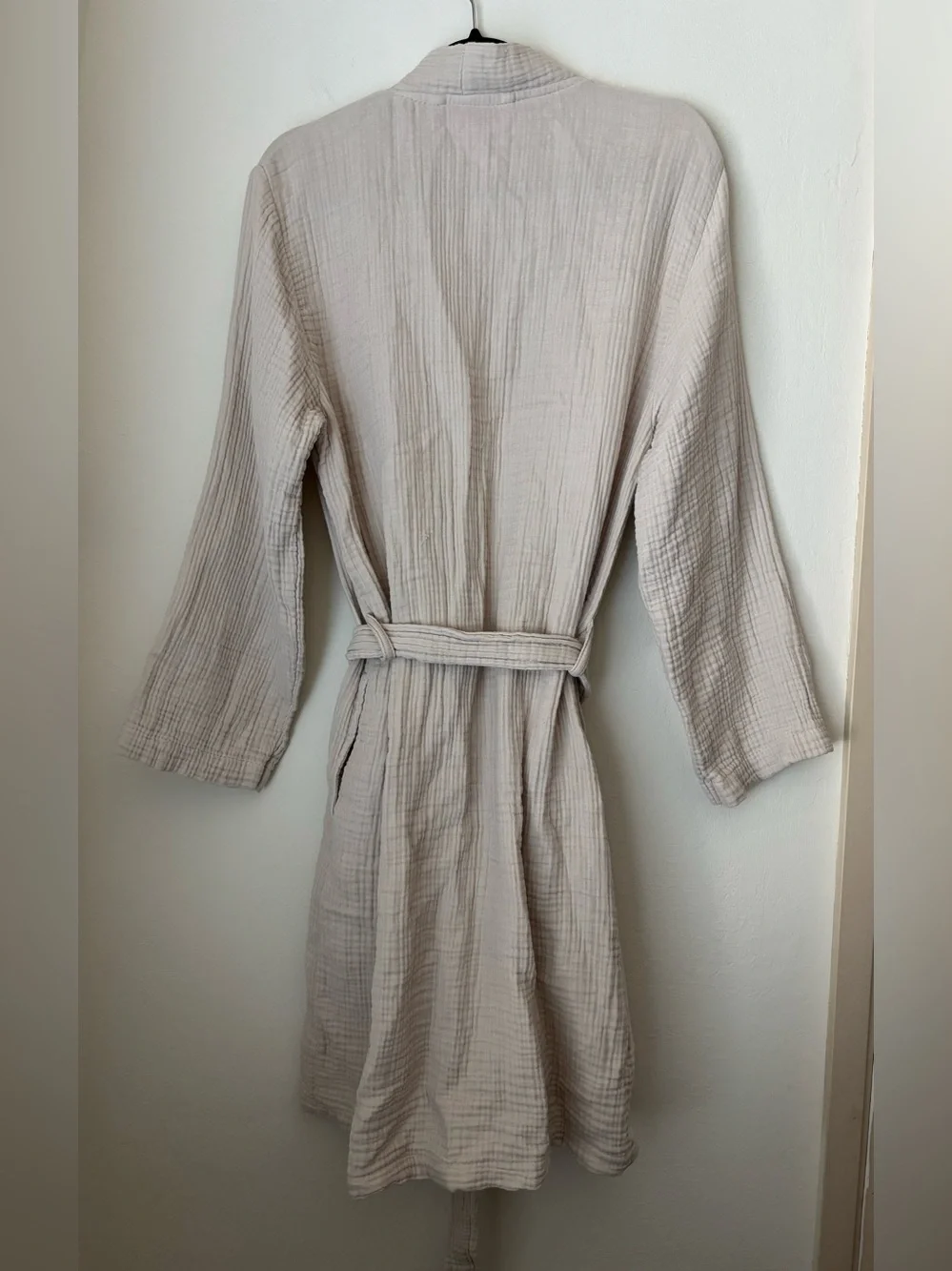 Parachute Cloud Cotton Robe in Bone Size Medium Gauze Relaxed Loungewear Comfy